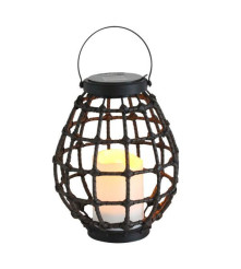 Polux - Felinar / Lampa solara KOGE, cu LED si efect real de lumanare - Lămpi și decorațiuni solare - PL027