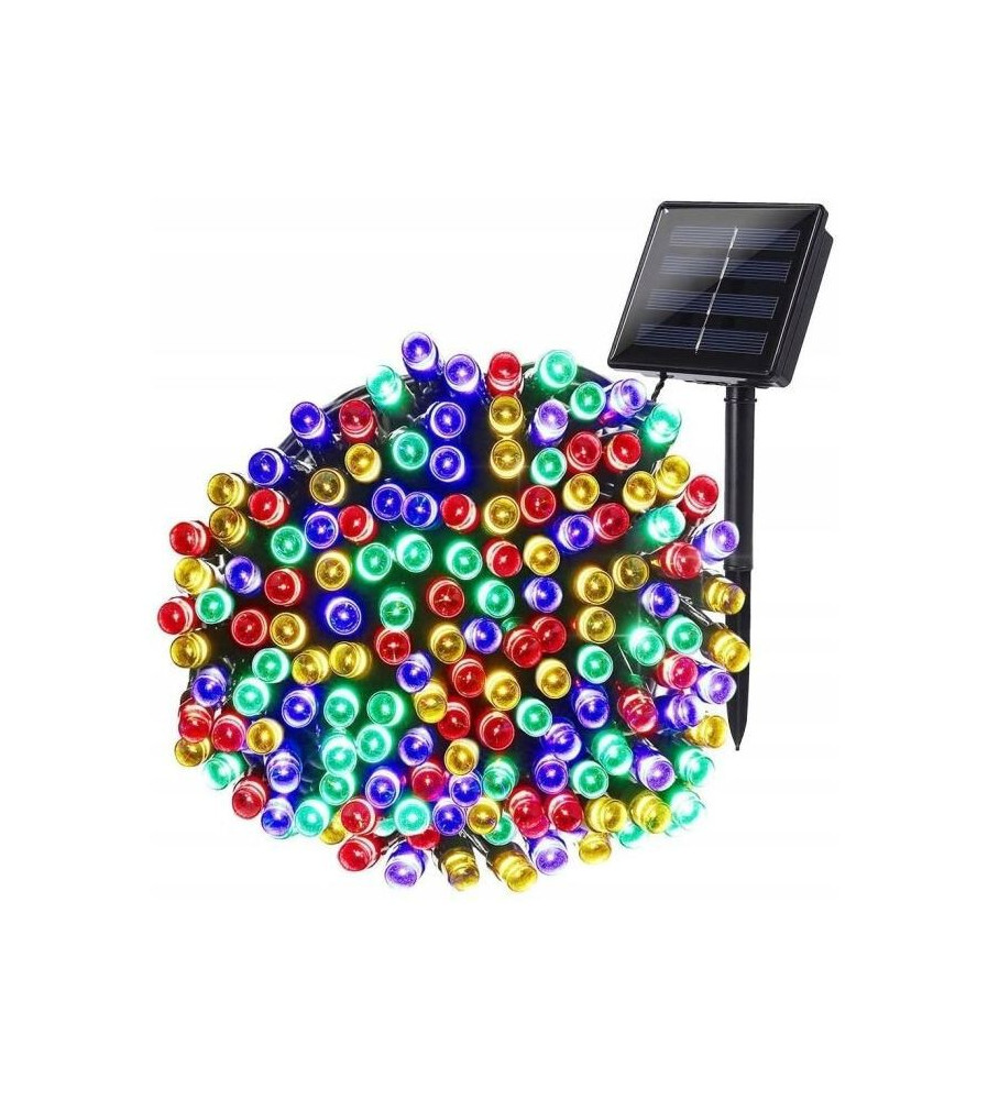 Polux - Ghirlanda luminoasa solara 11.9M cu 100 Led-uri multicolor - Lămpi și decorațiuni solare - PL035