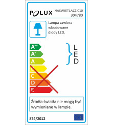 Polux - Proiector cu senzor de miscare, 12 LEDuri 10W / 6500K - Proiectoare și reflectoare - PL061