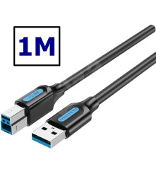 Vention - Cablu VENTION USB 3.0 A Tata la B Tata - Cabluri USB 3.0 - VENT-2022-CB