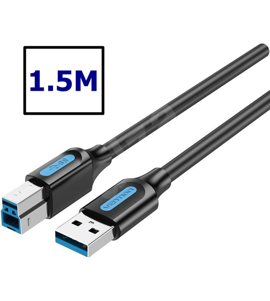 Vention - Cablu VENTION USB 3.0 A Tata la B Tata - Cabluri USB 3.0 - VENT-2022-CB