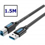 Vention - Cablu VENTION USB 3.0 A Tata la B Tata - Cabluri USB 3.0 - VENT-2022-CB