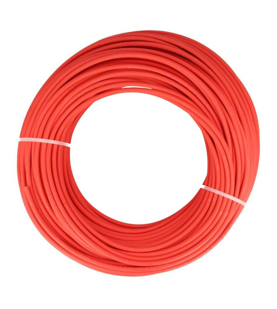 Elettro Brescia - 4mm2 (12AWG) cablu pentru panouri solare - rosu sau negru - 50 Metri - Cablare și conectori - AL157-CB