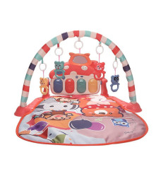 Oem - Covoras muzical pentru bebelusi cu piano, portocaliu - Jucării educative - TZ028