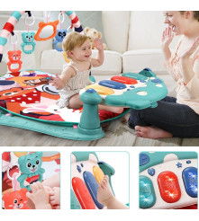 Oem - Covoras muzical pentru bebelusi cu piano, portocaliu - Jucării educative - TZ028