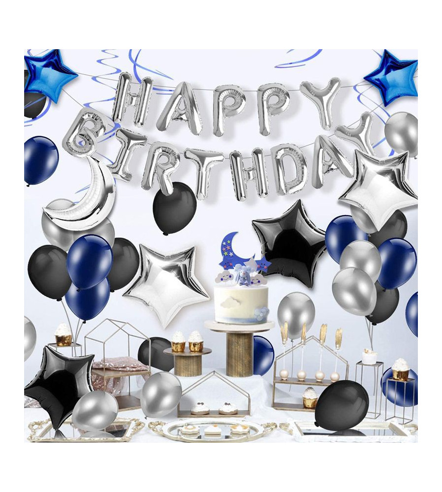Oem - Set 40 baloane pentru petrecere HAPPY BIRTHDAY - Baloane petreceri - TZ036