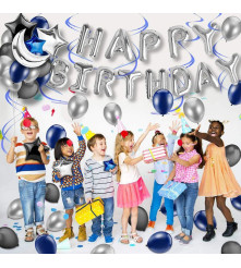 Oem - Set 40 baloane pentru petrecere HAPPY BIRTHDAY - Baloane petreceri - TZ036