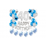 Oem - Set 33 baloane pentru petrecere, aniversare HAPPY BIRTHDAY - 40 - Baloane petreceri - TZ042