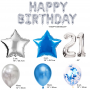 Oem - Set 33 baloane pentru petrecere, aniversare HAPPY BIRTHDAY - 21 - Baloane petreceri - TZ044