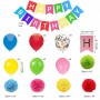 Oem - Set 21 baloane si accesorii pentru petrecere, aniversare HAPPY BIRTHDAY - Baloane petreceri - TZ054