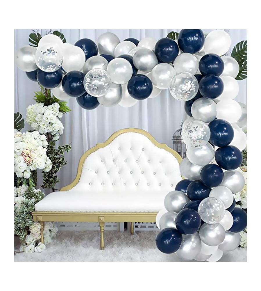 Oem - Set 123 baloane si accesorii pentru petrecere, aniversare tip arcada - Baloane petreceri - TZ060