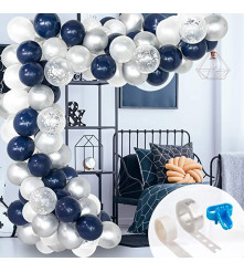 Oem - Set 123 baloane si accesorii pentru petrecere, aniversare tip arcada - Baloane petreceri - TZ060