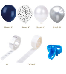 Oem - Set 123 baloane si accesorii pentru petrecere, aniversare tip arcada - Baloane petreceri - TZ060