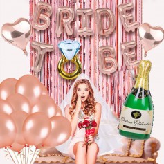 Oem - Set baloane si accesorii pentru petreceri BRIDE TO BE - Baloane petreceri - TZ066