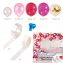 Oem - Set 97 baloane si accesorii pentru petrecere, aniversare tip arcada - Baloane petreceri - TZ067