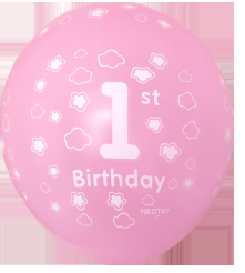 Oem - Set 21 baloane pentru aniversare, petrecere HAPPY BIRTHDAY - 1 ani - Baloane petreceri - TZ071