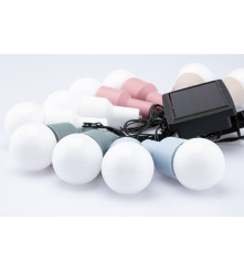 Polux - Ghirlanda luminoasa solara pentru exterior 3.8M cu 10 Becuri LED - Lămpi și decorațiuni solare - PL068