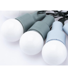 Polux - Ghirlanda luminoasa solara pentru exterior 3.8M cu 10 Becuri LED - Lămpi și decorațiuni solare - PL068