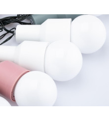 Polux - Ghirlanda luminoasa solara pentru exterior 3.8M cu 10 Becuri LED - Lămpi și decorațiuni solare - PL068