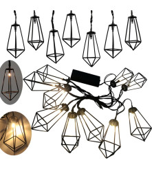 Polux - Ghirlanda luminoasa ALBORG 2.1m cu 10 becuri LED - Decorațiuni grădina - PL070