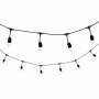 Polux - GHIRLANDA Lant LED decorativ de exterior 6.1m 10xE27/0,5W/36V IP44 - Decorațiuni grădina - PL078