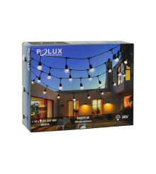 Polux - GHIRLANDA Lant LED decorativ de exterior 6.1m 10xE27/0,5W/36V IP44 - Decorațiuni grădina - PL078