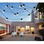 Polux - Lant LED decorativ de exterior GIRLANDA 6.2m 10xE27/0,5W/36V IP44 - Decorațiuni grădina - PL079