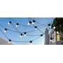 Polux - Lant LED decorativ de exterior GIRLANDA 6.2m 10xE27/0,5W/36V IP44 - Decorațiuni grădina - PL079