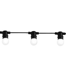 Polux - Lant LED decorativ de exterior GIRLANDA 6.2m 10xE27/0,5W/36V IP44 - Decorațiuni grădina - PL079
