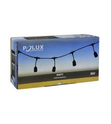 Polux - Cablu ghirlanda iluminat pentru exterior/interior cu 10 fasunguri fixe E27 - Decorațiuni grădina - PL082
