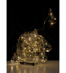 Polux - Ghirlanda luminoasa SMOLDER 5.3m cu 20 becuri LED 220-240V - Decorațiuni grădina - PL083