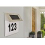 Polux - Numar de casa cu incarcare solara, iluminat LED 13.5 x 13 cm - Lămpi și decorațiuni solare - PL092
