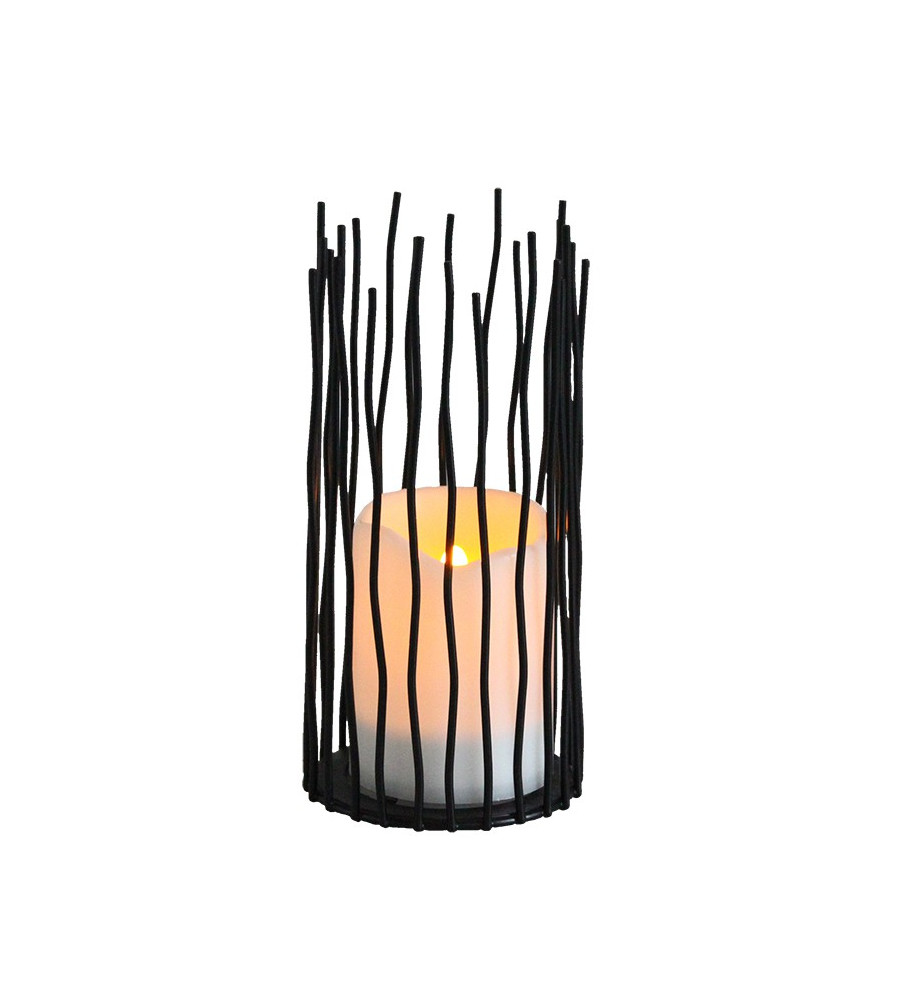 Polux - Lampa LED NYBORG cu efect real de lumanare 22 x 10 cm - Decorațiuni grădina - PL096