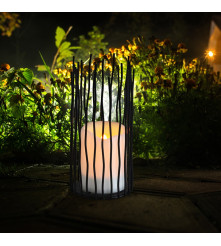 Polux - Lampa LED NYBORG cu efect real de lumanare 22 x 10 cm - Decorațiuni grădina - PL096