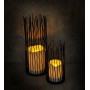 Polux - Lampa LED NYBORG cu efect real de lumanare 22 x 10 cm - Decorațiuni grădina - PL096