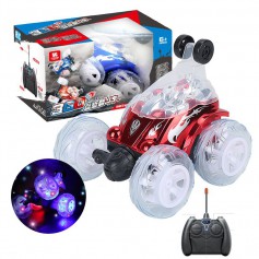 Oem - Masinuta 3D cu telecomanda si acrobatii cu LED-uri 360 - Jucării exterior - TZ083