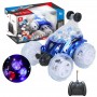 Oem - Masinuta 3D cu telecomanda si acrobatii cu LED-uri 360, albastru - Jucării exterior - TZ084