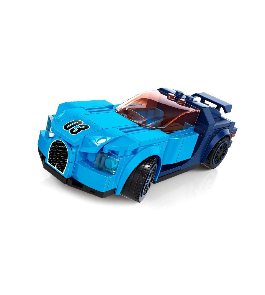 Oem - Masinuta din blocuri lego 139 piese, model Bugatti Chiron - Jucării interior - TZ088