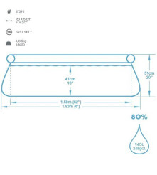 Bestway - Piscina gonflabila Bestway 183 x 51 cm - Jucării exterior - AC045