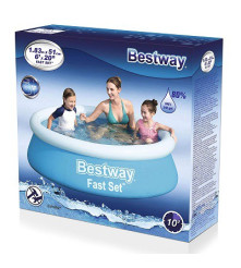 Bestway - Piscina gonflabila Bestway 183 x 51 cm - Jucării exterior - AC045