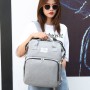 Oem - Rucsac multifunctional pentru bebelusi, cu patut extensibil, model unisex, gri - Alte accesorii pentru copii și bebeluș...