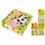 Oem - Set 6 in 1 cuburi Puzzle din lemn pentru copii, 6 imagini - Jucării educative - TZ124