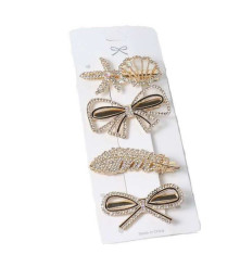 Oem - Set 4 agrafe de par, tip cleme diferite modele - Bijuterii si accesorii copii - TZ131