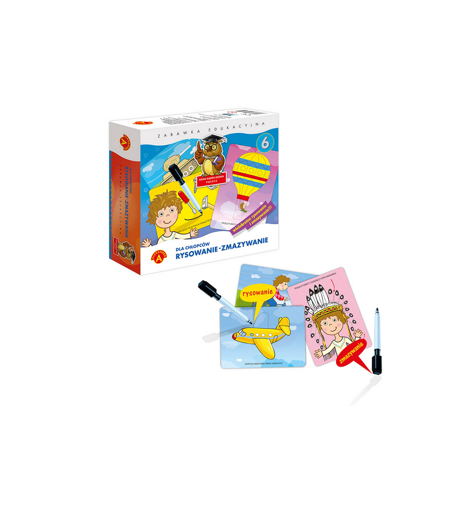 Oem - Invatam sa scriem, scrie si sterge cu creion MAGIC - Jucării educative - TZ142