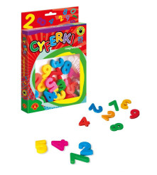 Oem - Set de 30 cifre magnetice mari, multicolor - Jucării educative - TZ147