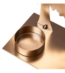 Polux - Sfesnic decorativ auriu model brad de craciun - Felinare Crăciun - TZ213