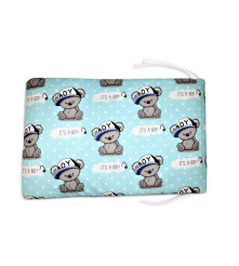 Oem - Set lenjerie de patut pentru copii din 3 piese IT'S A BOY - Camera copilului - TZ239