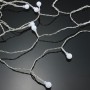 Oem - Ghirlanda luminoasa pentru craciun cu LED 2.2 M alb rece - Lumini Crăciun - TZ281