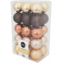 Oem - Set 30 Globuri de Craciun pentru Brad diametru 6 cm Gold - Ornamente brad de Crăciun - AC339-GO