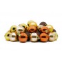 Oem - Set 30 Globuri de Craciun pentru Brad diametru 6 cm Gold - Ornamente brad de Crăciun - AC339-GO